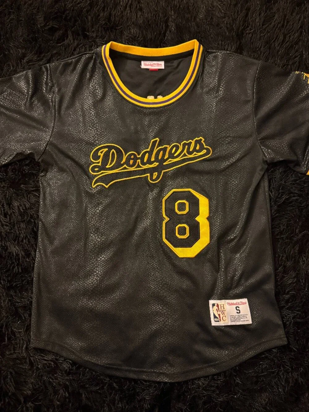 Kobe Bryant Los Angeles Dodgers Mitchell & Ness Jersey - Black